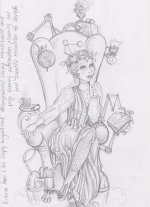 Sketch of Steampunk/Victorian Anna